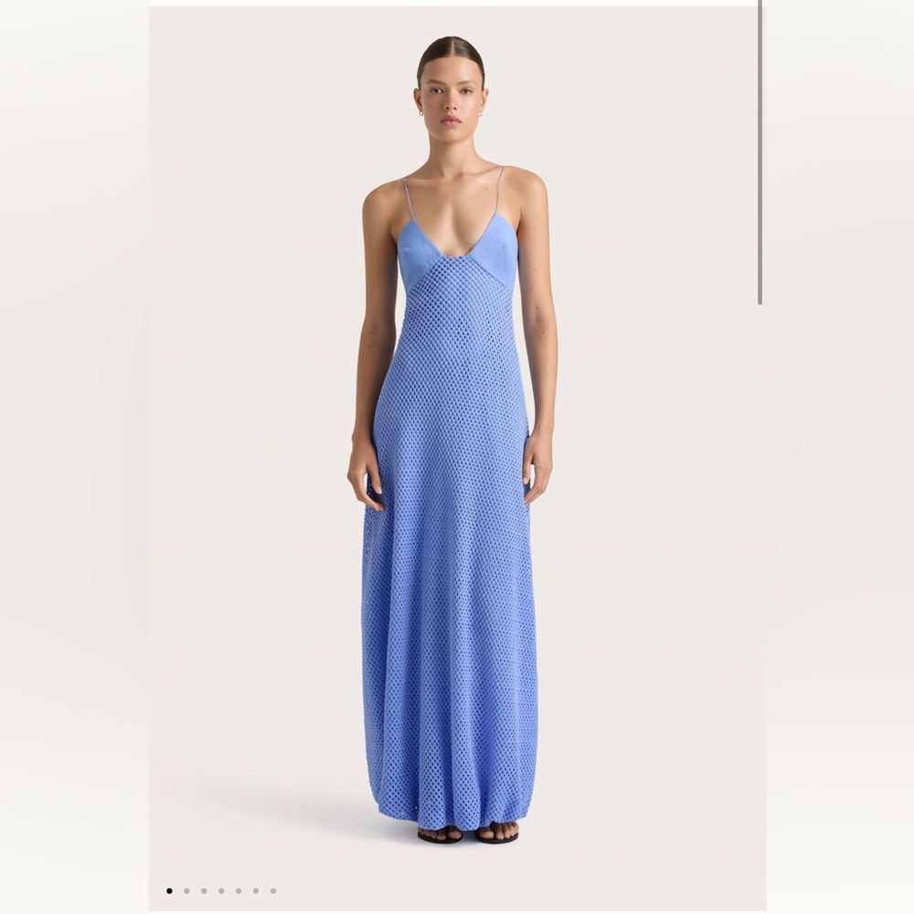 Faithfull the Brand - Ciele Maxi Dress (Azalea Mid Blue)